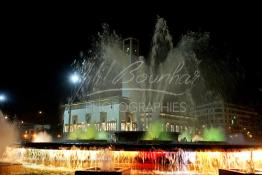 Image du Maroc Professionnelle de  L'ancienne fontaine lumineuse et musicale de Casablanca qui étai l’une des plus importante attraction du centre ville  de la cité blanche, la fierté des Bidaouis surtout durant les années soixante dix et quatre vingt. Située sur la place Mohammed V, Mercredi 21 Novembre 2012. (Photo / Abdeljalil Bounhar) 